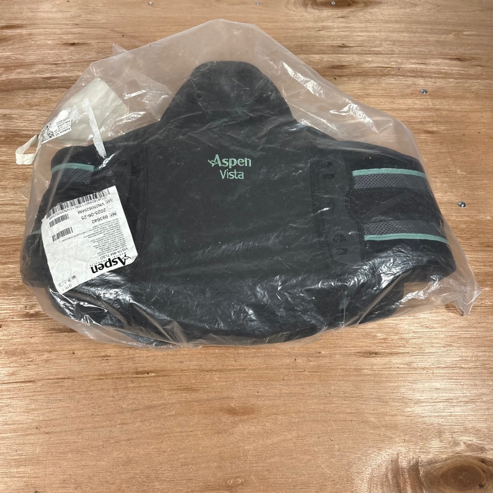 Aspen Vista 464 TLSO Back Brace Thoracic Lumbar Sacral Orthosis Adjustable Black